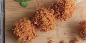 Deep-Fried Chewy Bread with Meat Floss