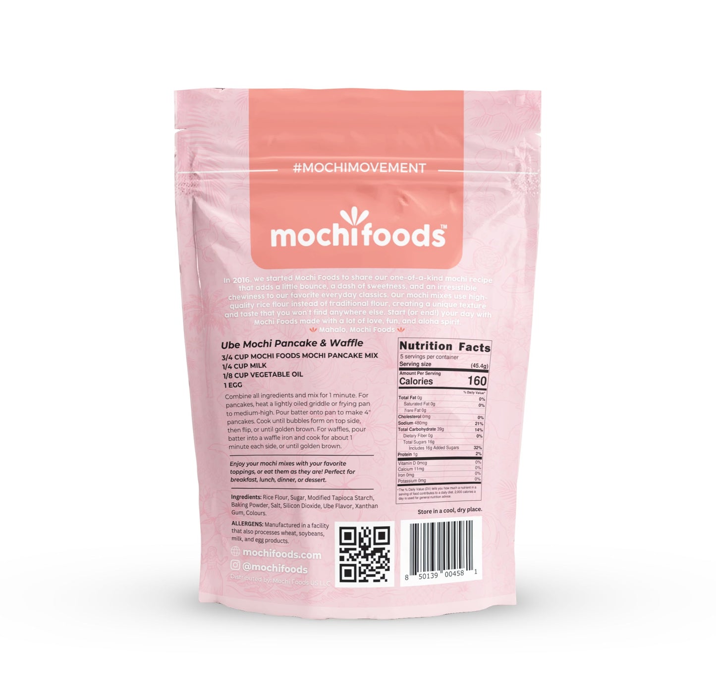 Ube Mochi Pancake & Waffle Mix (8oz/227g)