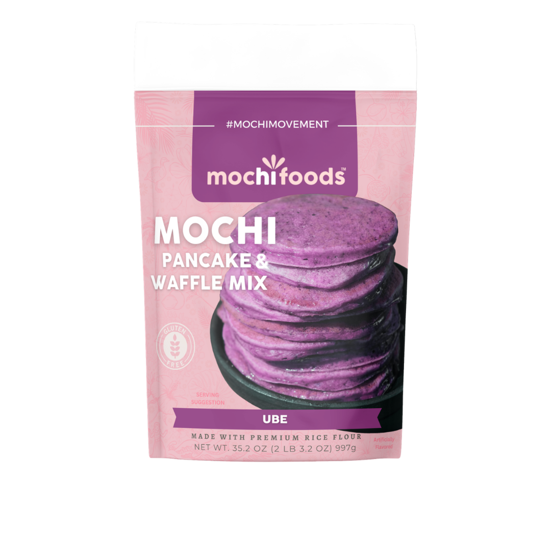 Gluten Free Mochi Pancake Mix Ube