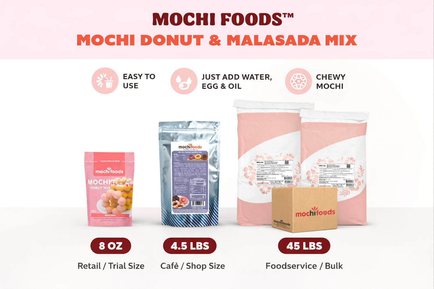 Wholesale Mochi Donut Mix