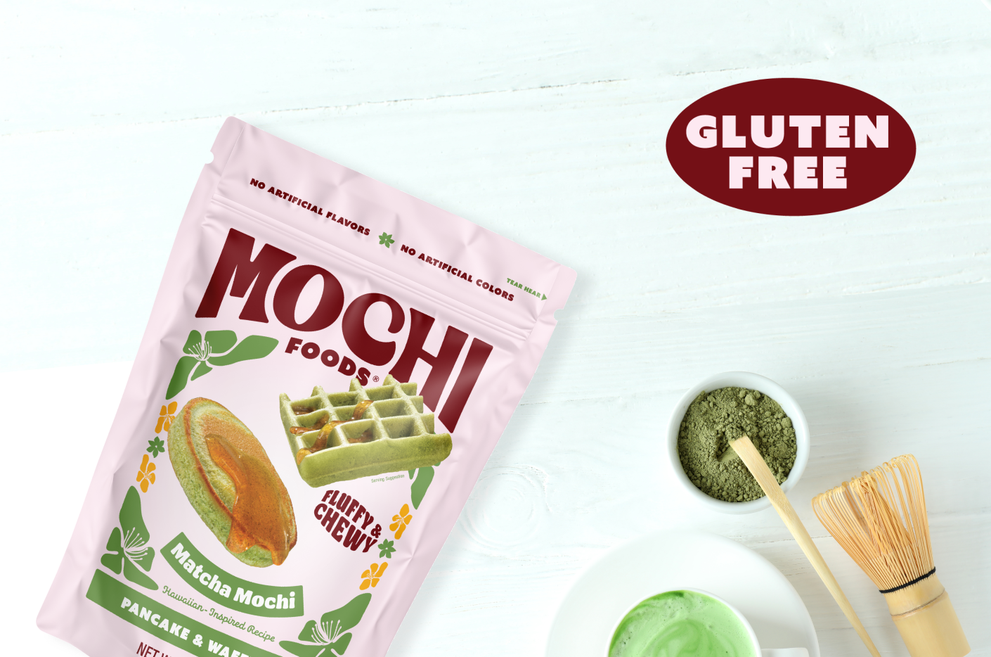Matcha Mochi Pancake & Waffle Mix