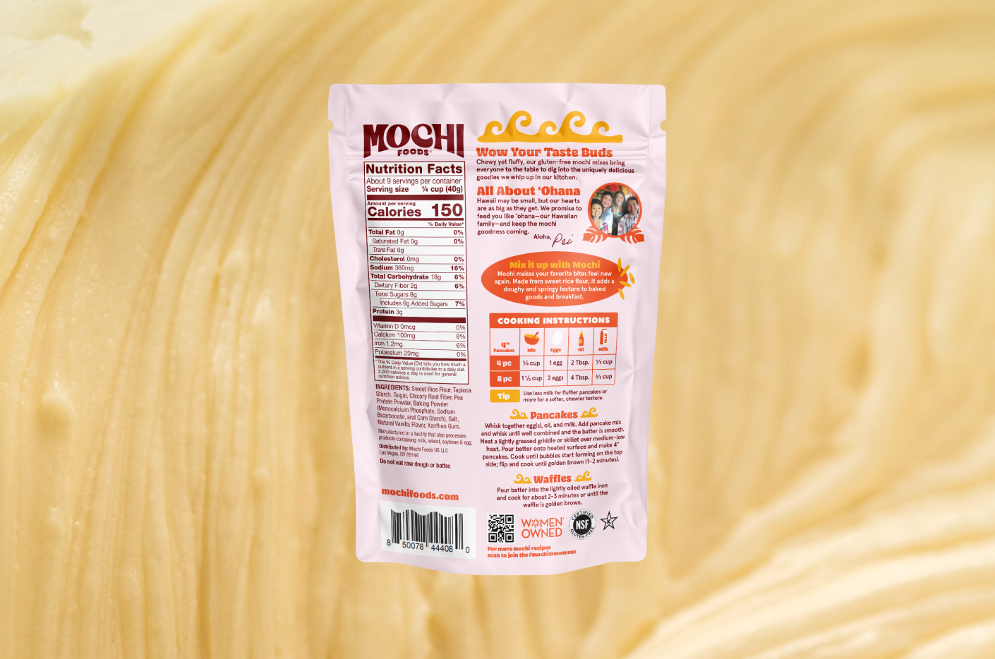 パワプロ　mochi Original Mochi Pancake & Waffle Mix – Mochi Food
