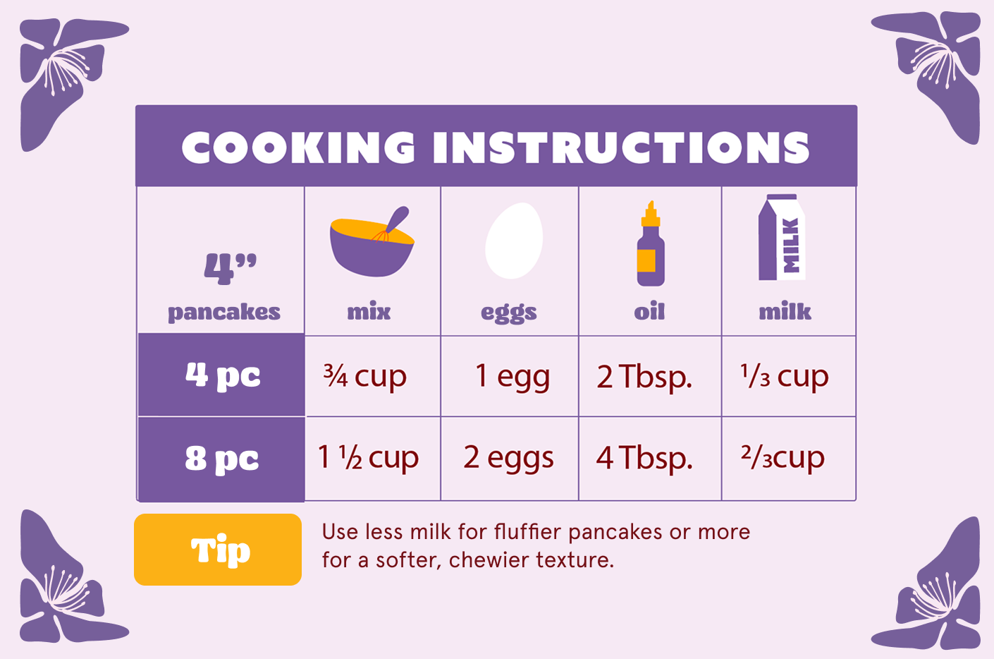 Ube Mochi Pancake & Waffle Mix